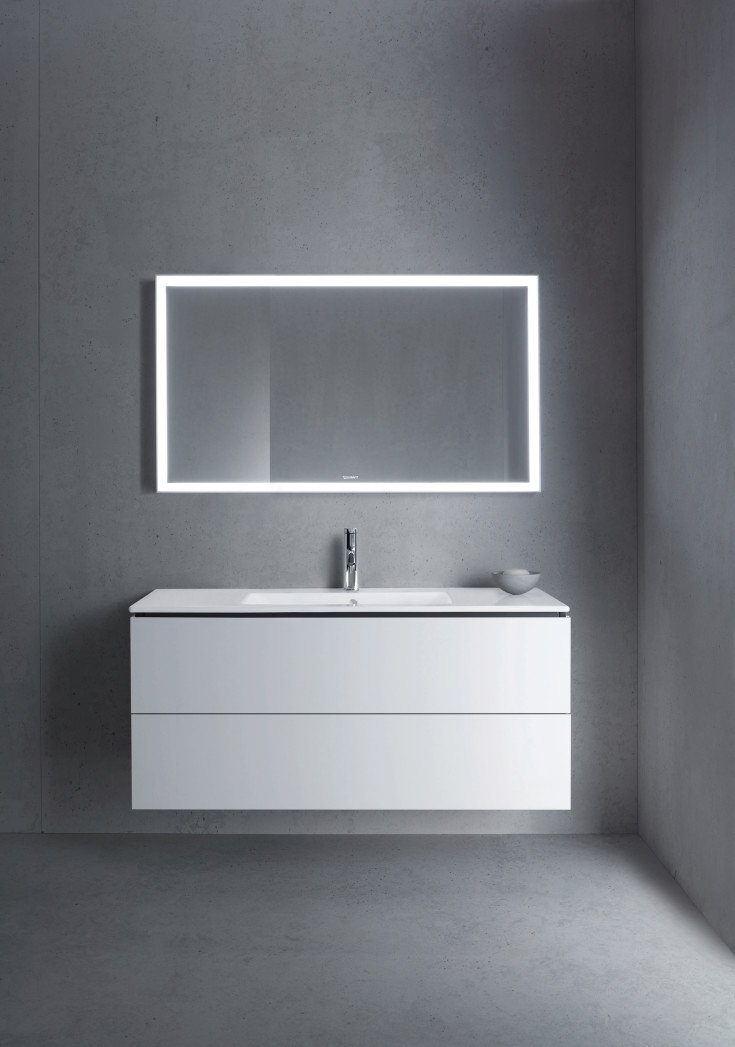 Duravit L-Cube servantskap, 122x48,1 cm, matt hvit