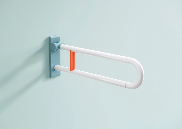 Hewi Serie 801 Iconic armstøtte, 70 cm, råhvid