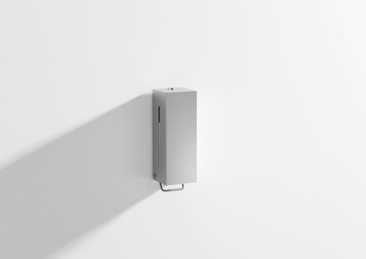 Hewi System 900 sæbedispenser, børstet stål