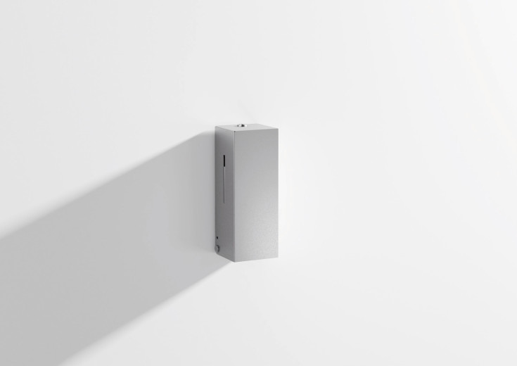 Hewi System 900 spritdispenser, børstet stål