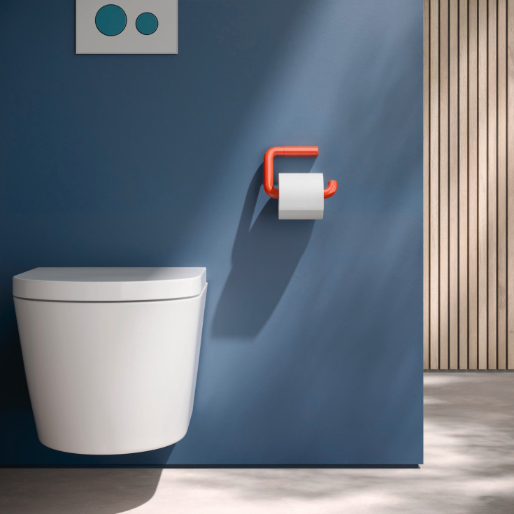 Hewi toiletrulleholder, rød