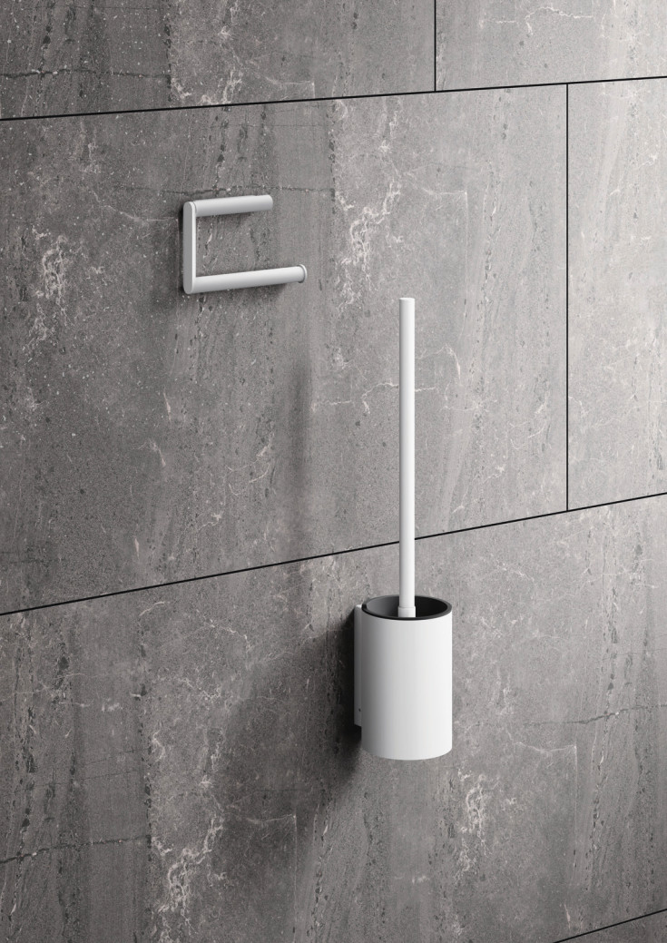 Hewi toiletrulleholder, mat hvid