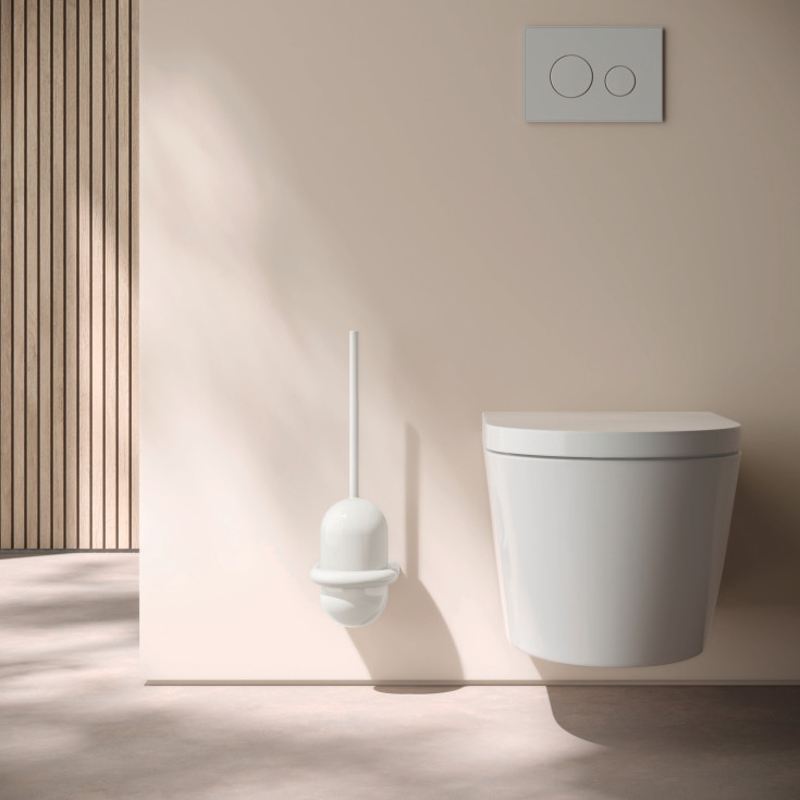 Hewi Range 477 toiletbørste, hvid