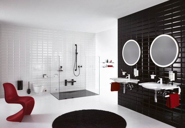 Hewi Range 477 toiletbørste, sort