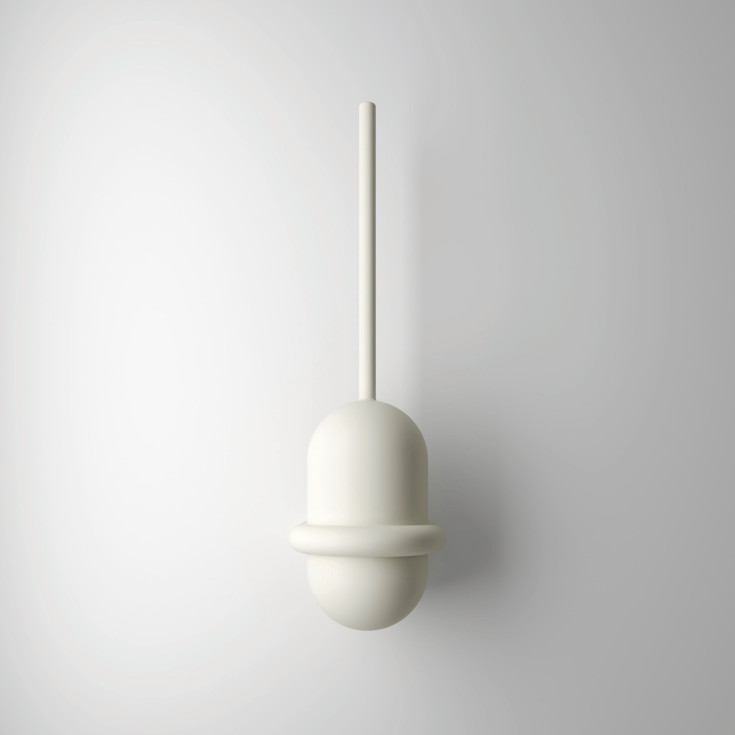 Hewi Range 477 toiletbørste, hvid