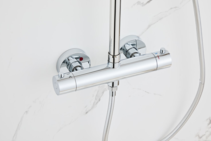 Zen Sanitary brusesæt, rustfrit stål