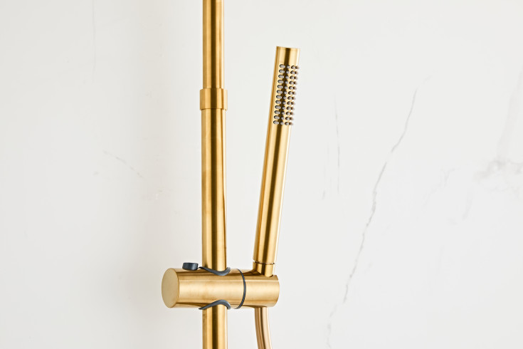 Zen Sanitary duschset, mässing