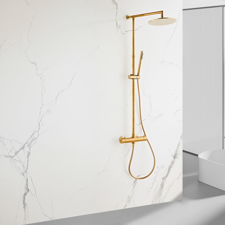 Zen Sanitary brusesæt, messing