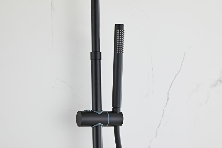 Zen Sanitary duschset, svart