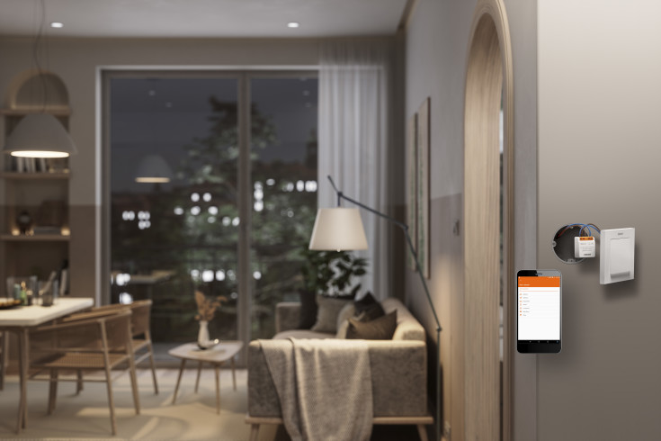 Osram Smart+ Wifi relæ til vægafbryder, 1-knap