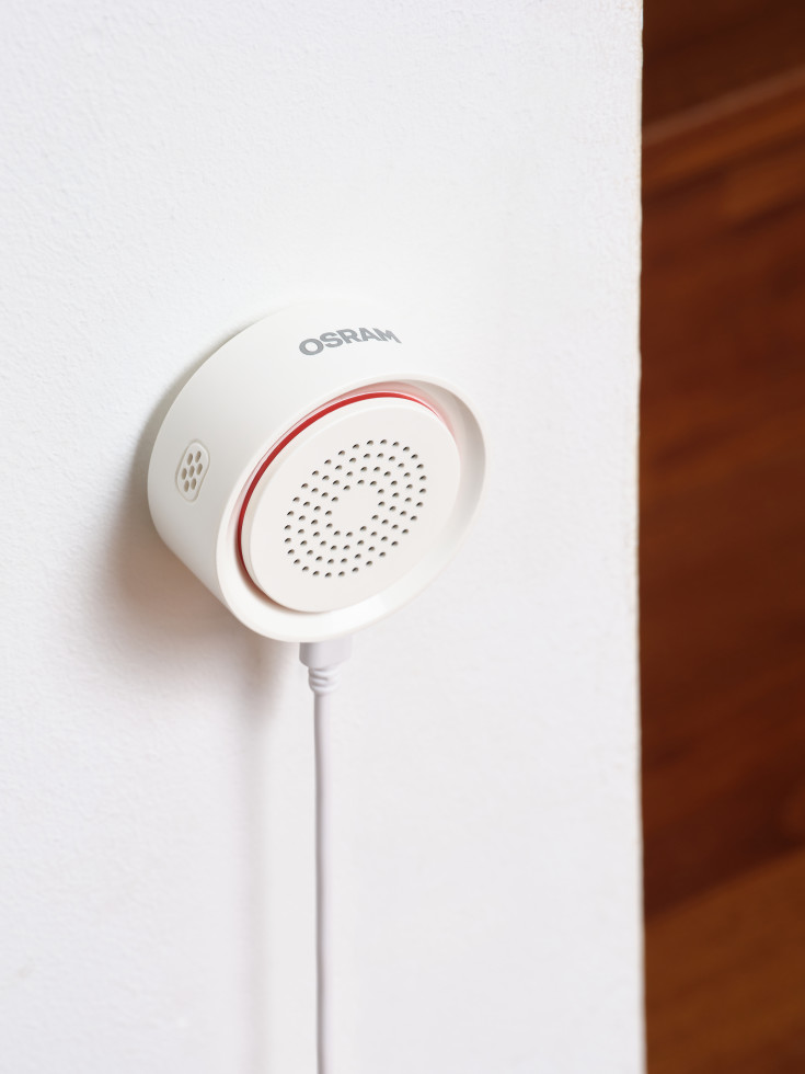 Osram Smart+ Wifi alarmsirene, hvid