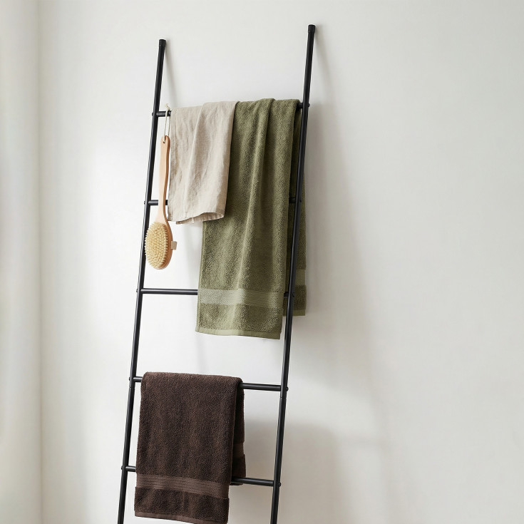 Spirella Jaden håndklædeholder, 45x170 cm, mat sort