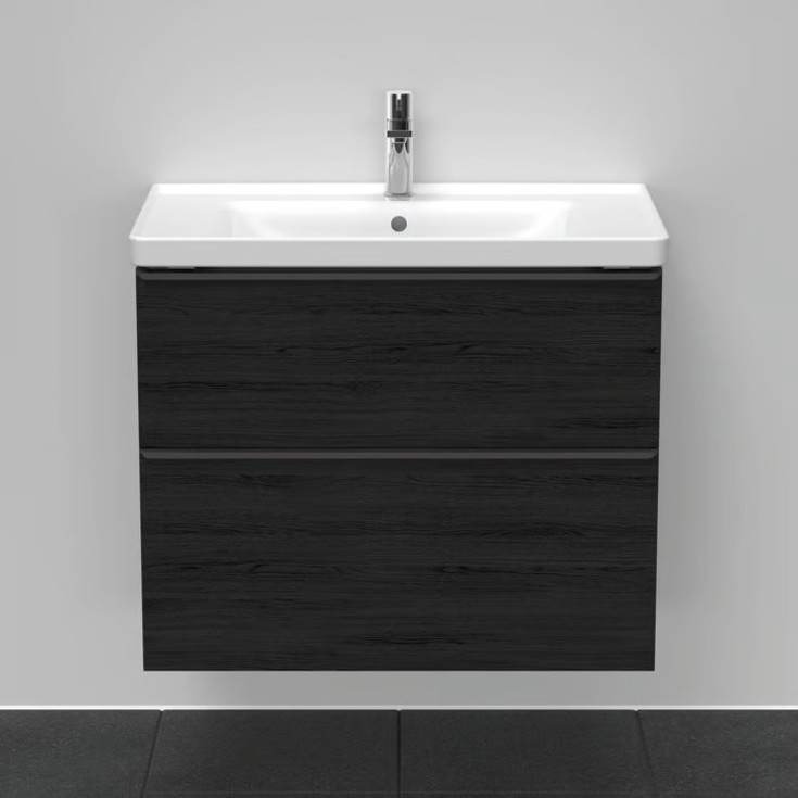 Duravit D-Neo møbelpakke, 80x48 cm, sort eg