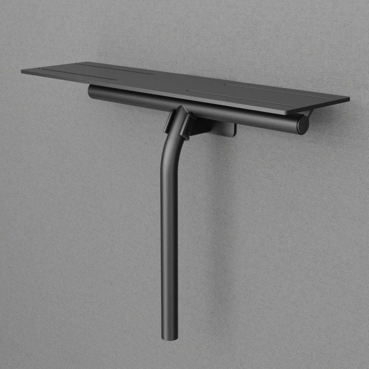 Scandtap Style brusehylde med bruseskraber, semi-mat sort