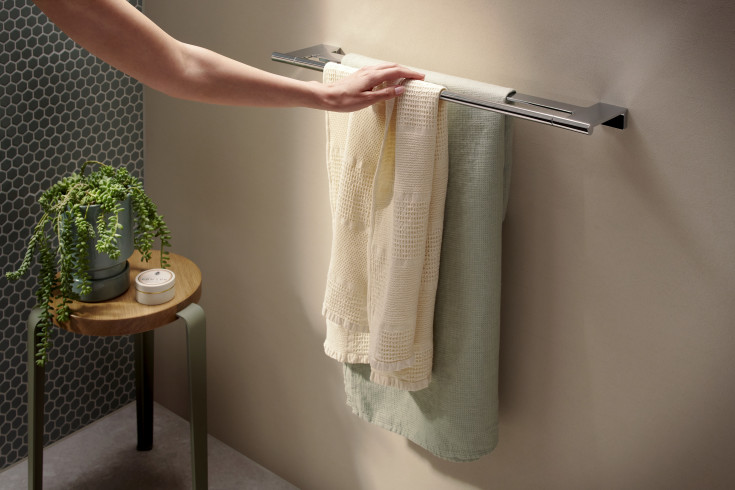 Hansgrohe AddStoris håndklædestang, 66,1 cm, krom