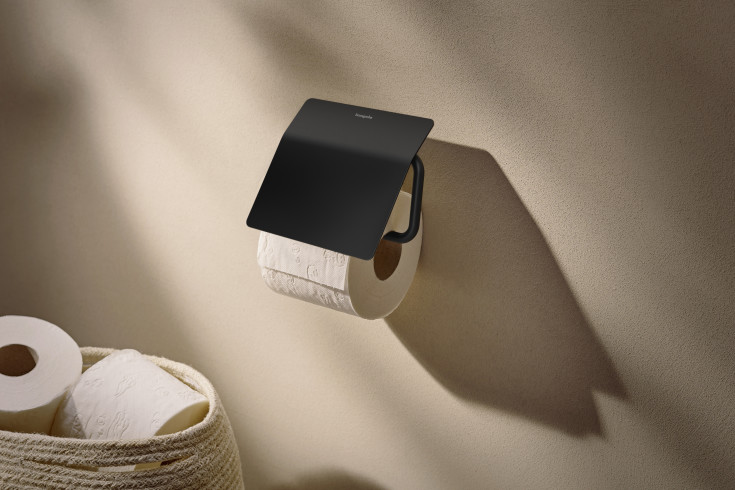 Hansgrohe AddStoris S toiletrulleholder, mat sort