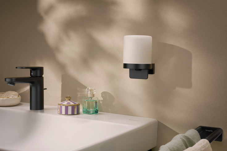 Hansgrohe AddStoris sæbedispenser, mat sort