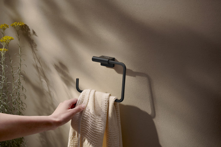 Hansgrohe AddStoris håndklædering, mat sort