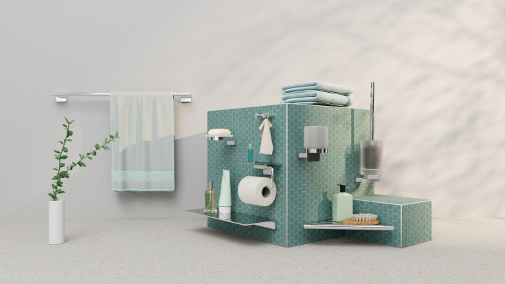 Hansgrohe AddStoris håndklædestang, 66,1 cm, krom