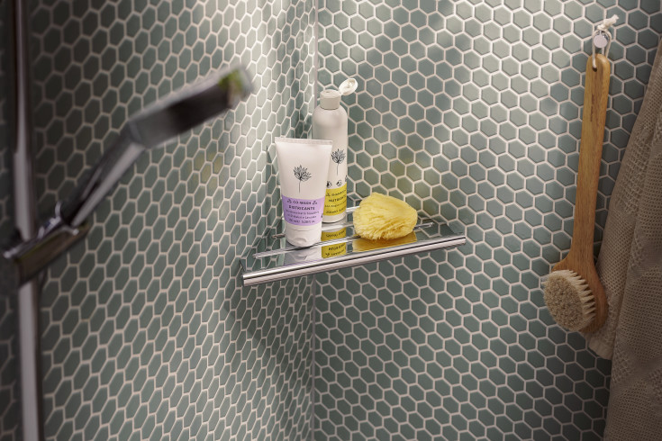 Hansgrohe AddStoris brusehylde, krom
