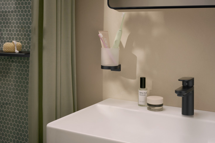 Hansgrohe AddStoris tandkrus, mat sort