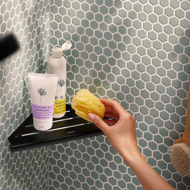 Hansgrohe AddStoris brusehylde, mat sort