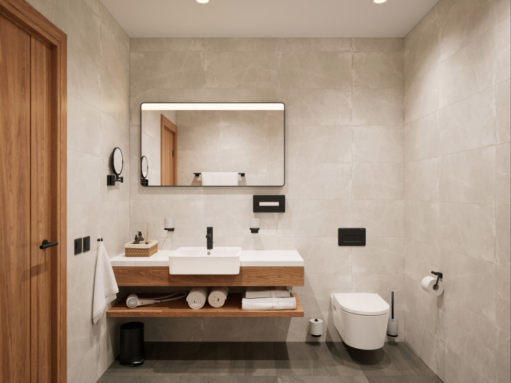 Hansgrohe AddStoris håndklædekrog, mat sort