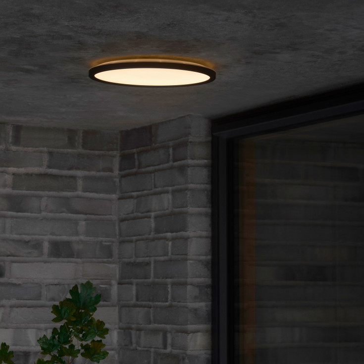 Nordlux Oja udendørs loftlampe, rund