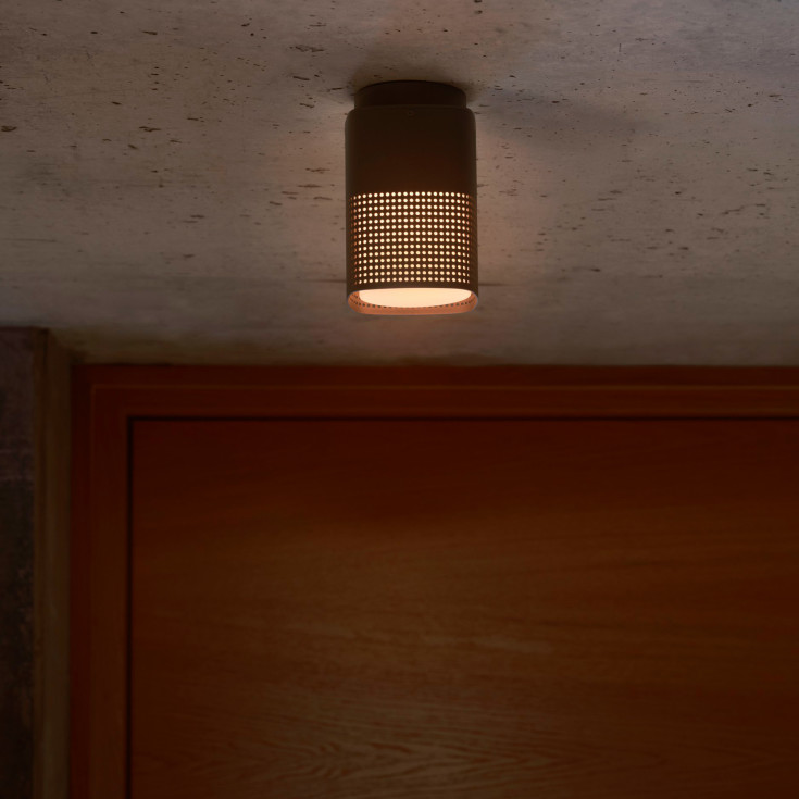Nordlux Sidara udendørs loftlampe, sort