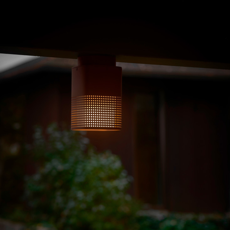 Nordlux Sidara udendørs loftlampe, brun
