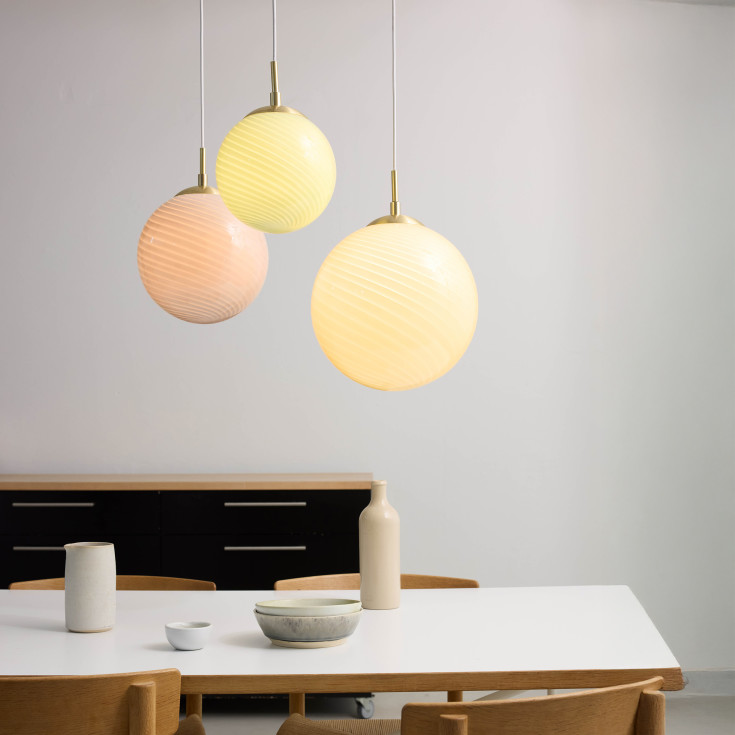 Halo Design Candy Ball pendel, Ø25 cm, lyserød