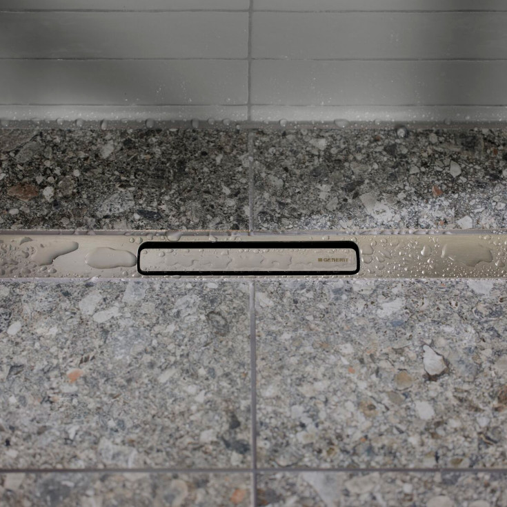 Geberit CleanLine30 afløbsarmatur, 300-1600 mm, fri placering, børstet rustfrit stål