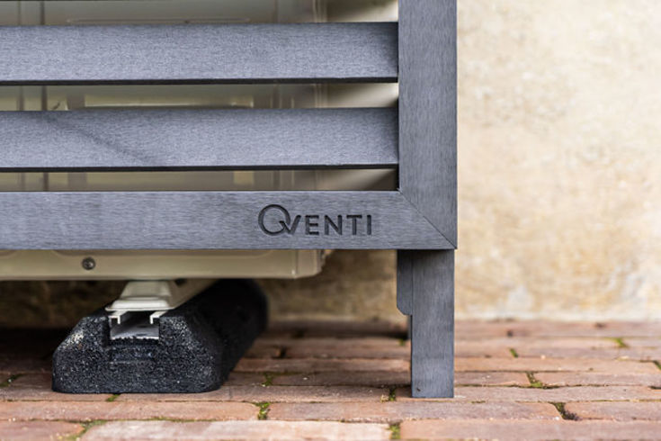 Qventi Varmepumpeskjuler, komposit 100 cm, antracit