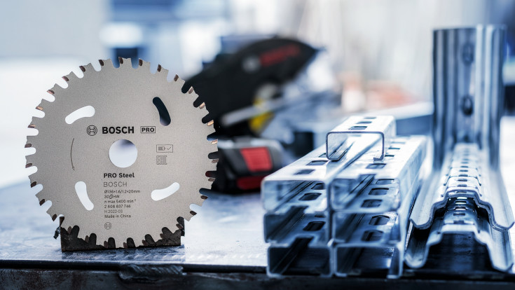 Bosch sirkelsagblad, standard for stål, Ø136/20 mm, 30 td