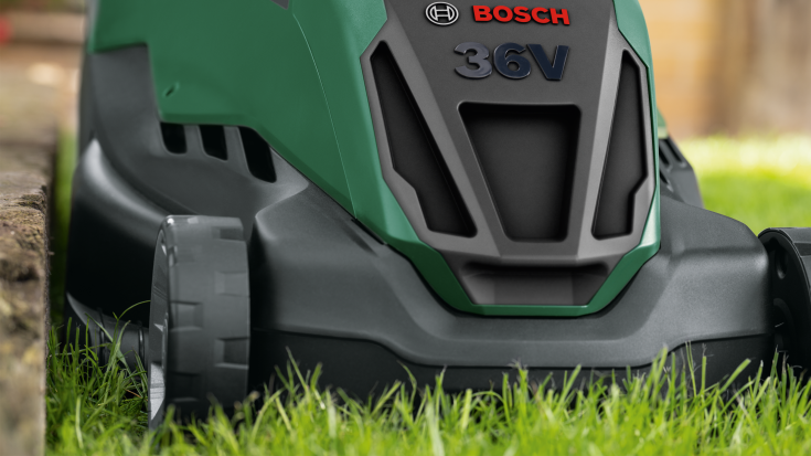 Bosch akku plæneklipper Rotak ADV 36V-44, 4,0 Ah