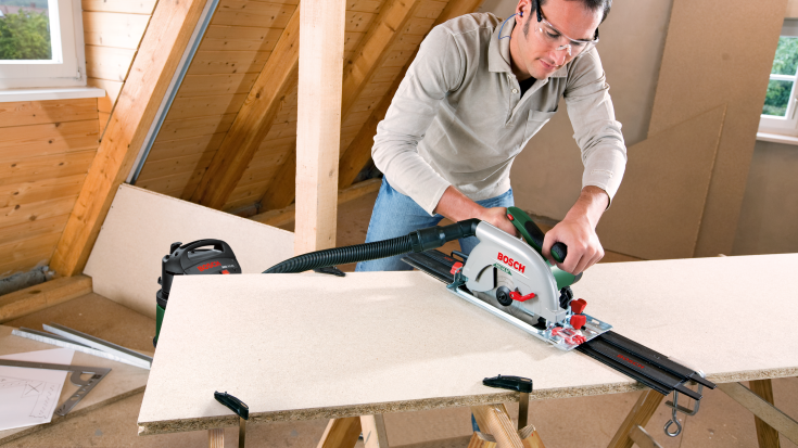 Bosch PKS 66 A sirkelsag, 1600W, 230V