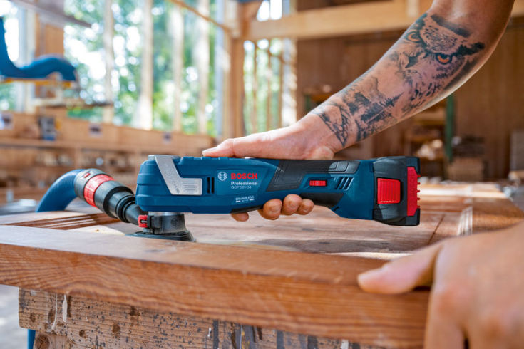 Bosch multikutter GOP 18V-34 Starlock, solo, i L-Boxx