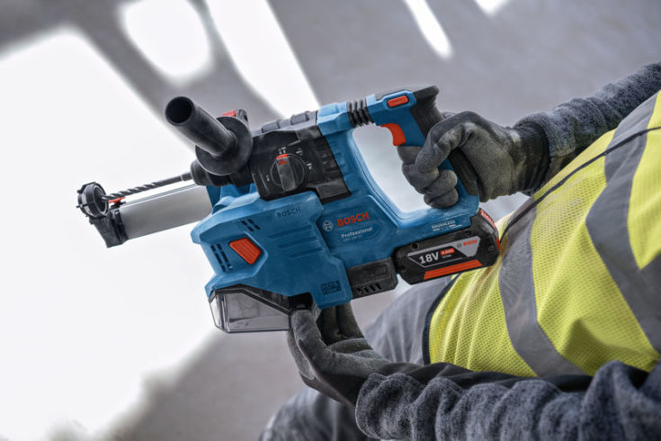 Bosch borehammer GBH 18V-22 GDE 18V-12, solo, L-Boxx