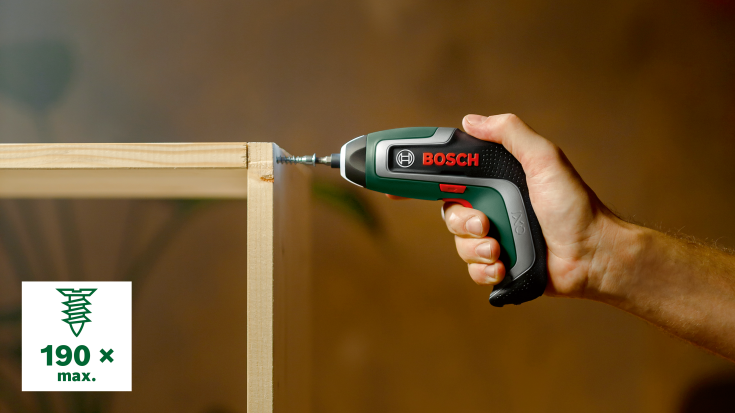 4 stk Bosch akkuskruetrækker IXO 7, 3,6 V/2,0 Ah, med skralde