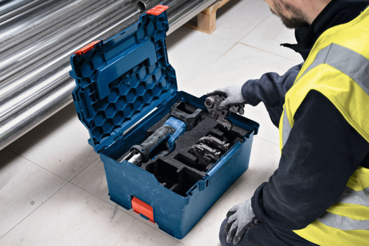 Bosch pressverktøy GPT 18V-19, L-BOXX