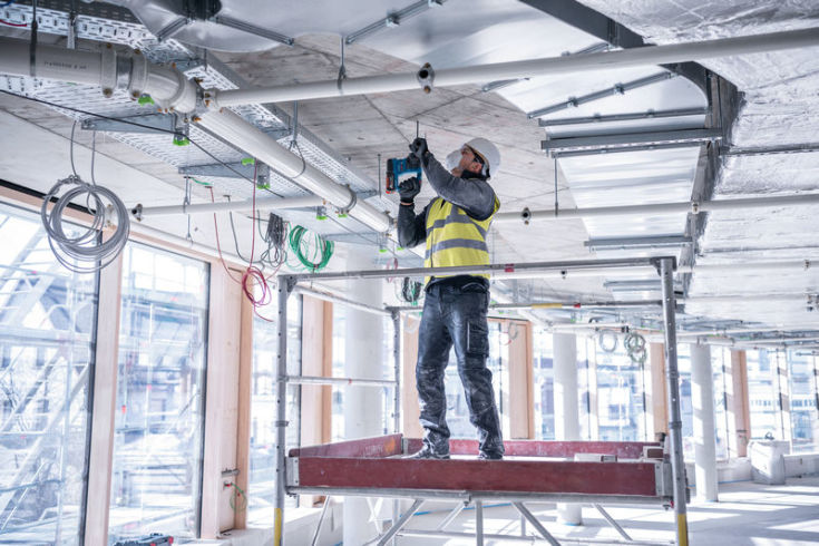 Bosch borehammer GBH 18V-22 GDE 18V-12, solo, L-Boxx