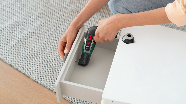 4 stk Bosch batteridrevet skrutrekker IXO 7, 3,6 V/2,0 Ah