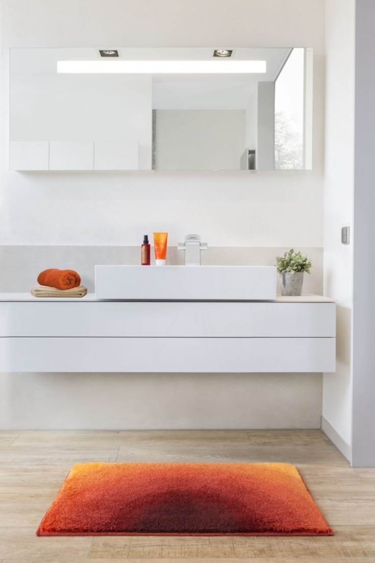 Leijma Grund bademåtte, 60x100 cm, orange