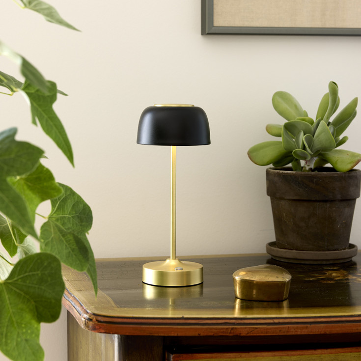 Nielsen Light bordlampe Royal sort-guld