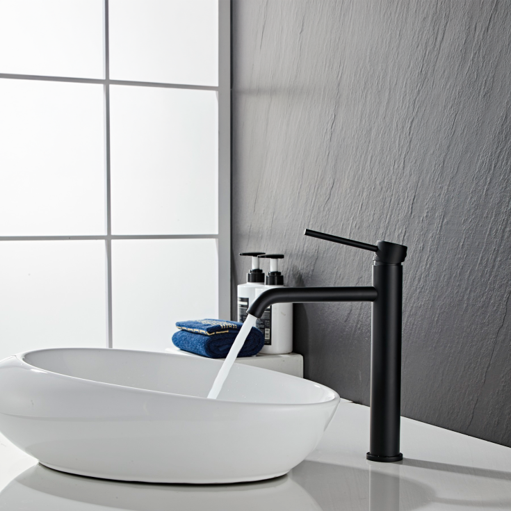Zen Sanitary Slimline hÄndvaskarmatur, sort
