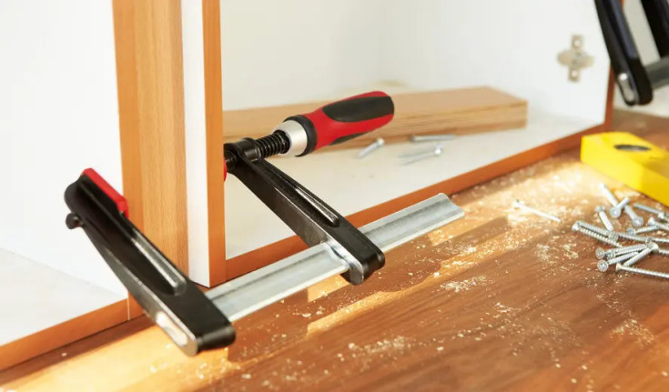 Bessey skruetvinge Comfort, med kunststofgreb, 120 x 300 mm