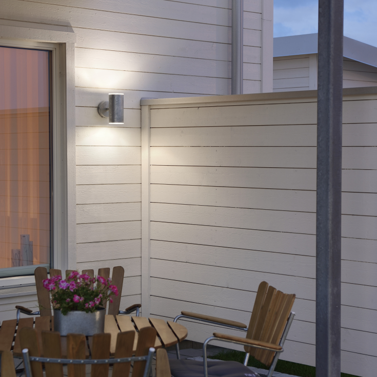 Konstsmide Ull utendørs vegglampe, opp/ned