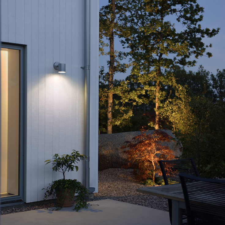 Konstsmide Ull utendørs vegglampe, ned