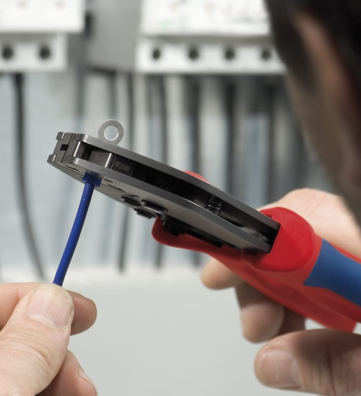 Knipex Multicrimptang 250 mm - 5 skifteindsatser