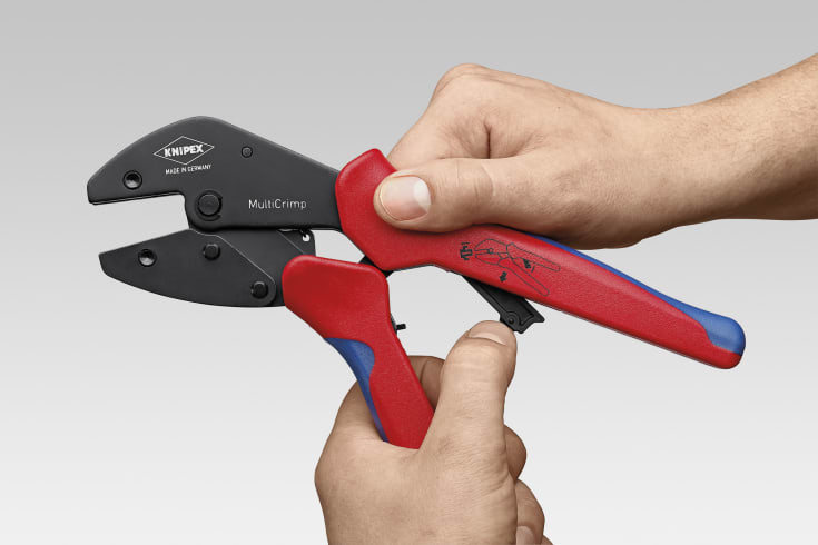Knipex Multi Crimping Tång 250 mm - 5 utbytbara skär